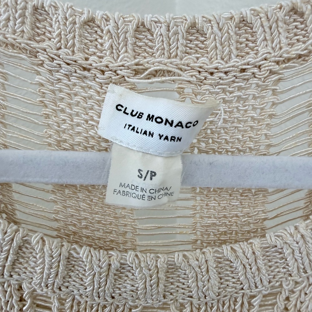 Club Monaco Italian Yarn Tank Top - Picture 2 of 4